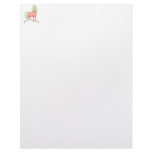 Pink And Green Unicorn On A Cloud letterhead