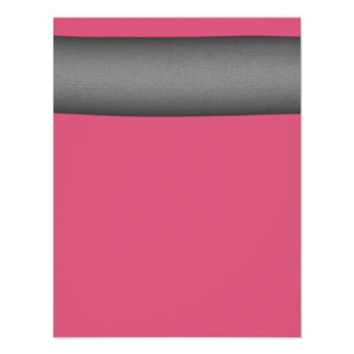 Pink and Grey Floral Damask Wedding Reply Card Personalized Announcement