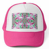 Pink and Grey Fractal Hat