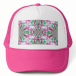 Pink and Grey Fractal Hat