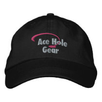 Pink and Grey Logo embroidered hats