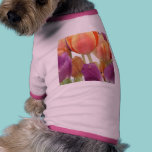 Pink and Lavender Tulips pet clothing