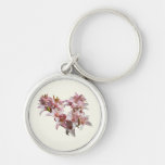 Pink and Magenta Pansies Key Chains