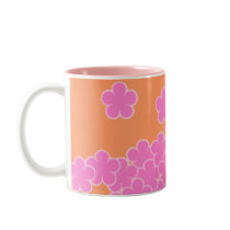Pink and Orange Field of Flowers Mug