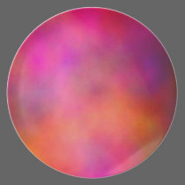 Pink And Orange Soft Tye Dye Plate plates