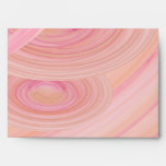 Pink and Peach Pastel Spirals Envelope
