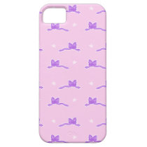 Pink and Purple Bow Pattern IPhone Case iPhone 5 Case