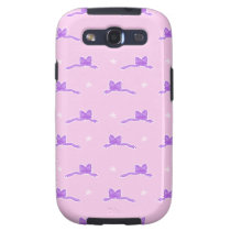 Pink and Purple Bow Pattern Phone Case Galaxy S3 Cases
