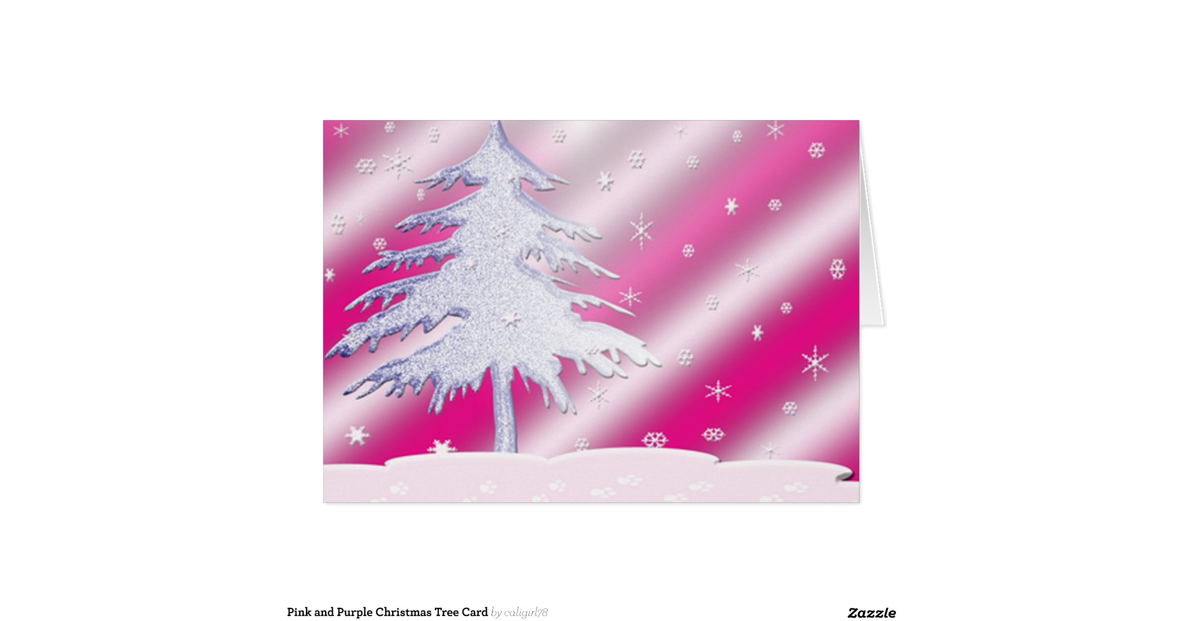 pink and purple christmas tree card pink and purple christmas tree card