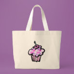 pink and purple clouds cupcake