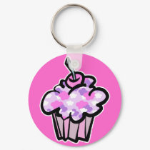 pink and purple clouds cupcake keychains by cupcakewear pink and purple clouds cupcake keychains