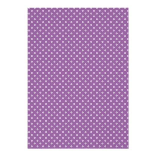 Pink and Purple Cupcake Polka Dot Birthday Party Invitation