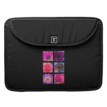 Pink and Purple Flowers Sleeves For MacBook Pro