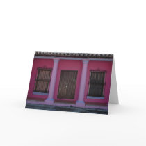 Pink and Purple House cards