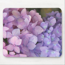 Pink and Purple Hydrangea Mousepad mousepads