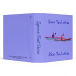 Pink and Purple Kayaks Binder