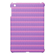 Pink and Purple Knit iPad Mini Case