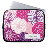 Pink and Purple Mod Floral electronicsbag