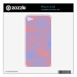 Pink and Purple Mosaic Abstract Skin For The iPhone 4S