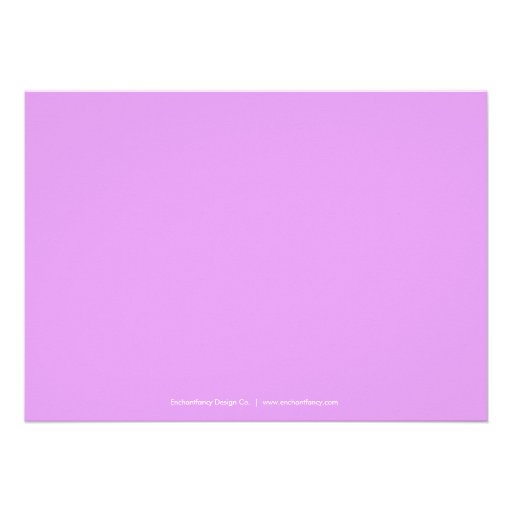 Pink and Purple Pizza Party Invitation