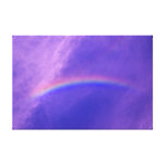 pink and purple Rainbow sky Stretched Canvas Print