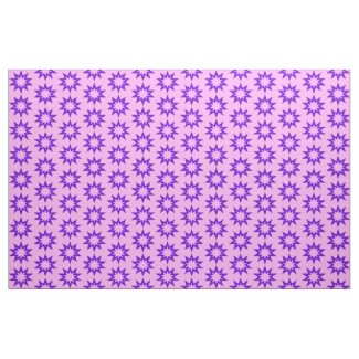 Pink and Purple Stars Fabric