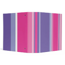 pink and purple stripes binder binders