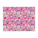 Pink and Purple Swirl Pattern postcards