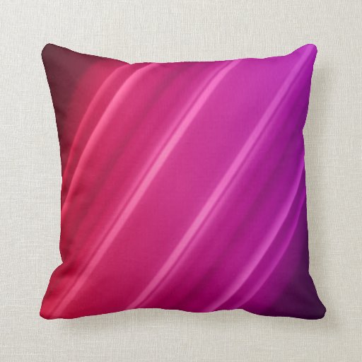 Pink and Purple Throw Pillow 20