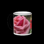 Pink and Red Roses Mug