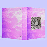 Pink and Silver Binder binders