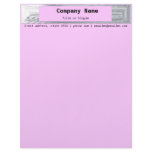 Pink and Silver Professional Business Stationary Personalized Letterhead