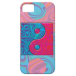 Pink and Turquoise Yin Yang Symbol iPhone 5 Case