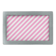 Pink and White Candy Stripes. Belt Buckles