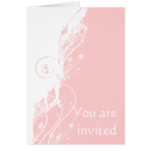 Pink and White Card
