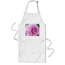 Pink and White Dahlia aprons by charlesblack7 Pink and White Dahlia aprons