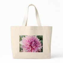 Pink and White Dahlia bags by charlesblack7 Pink and White Dahlia bags