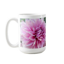 Pink and White Dahlia mugs by charlesblack7 Pink and White Dahlia mugs