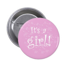 Pink and White It's a Girl