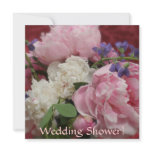 Pink and White Peonies Personalized Invitations