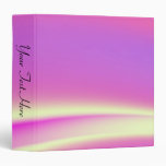Pink and White Personal Binder