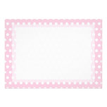 Pink and White Polka Dot Pattern. Spotty. Invitations