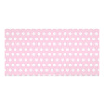 Pink and White Polka Dot Pattern. Spotty. Photo Greeting Card