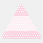 Pink and White Polka Dot Pattern. Spotty. Stickers