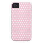 Pink and White Polka Dots Pattern. Iphone 4 Case-mate Case