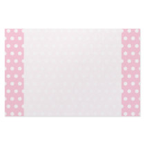 Pink and White Polka Dots Pattern. Customized Stationery