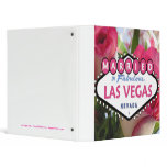 Pink and White Roses Married in Las Vegas Wedding  binders
