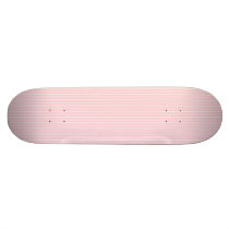 Pink and White Striped Skatedeck Skate Board Deck