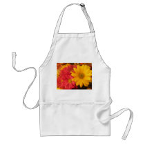 Pink and Yellow Daisies Aprons
