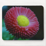 Pink and Yellow Flower Mousepad